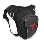 MotoCentric 11-MC-0105 Borsa a gamba da equitazione moto (rosso)