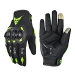 MotoCentric 13-MC-010 Touch Screen Moto Guanti traspiranti, Specificazioni: L (verde)