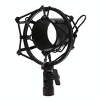 Porta ad angolo antiurto del microfono del condensatore 46mm (nero)