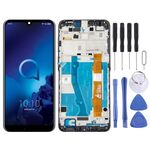 Schermo LCD OEM per Alcatel 3 / 3L 2019 OT-5053 5053K Digitizer Assemblaggio completo con cornice (nero)