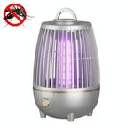 LED Mosquito Killer Lamp Home Photocatalyst USB Mushroom Mosquito Killer (grigio argento)