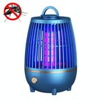 LED Mosquito Killer Lamp Home Photocatalyst USB Mushroom Mosquito Killer(Blu)