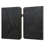Per Samsung Galaxy Tab A 10.1 (2019) T510 Custodia in pelle a righe a righe a colori solidi (nero)