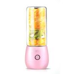 Household Fruit Juicer Portable Multi-Function Juice Cup(Goddess Pink)