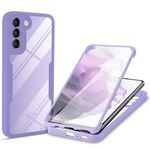 Per Samsung Galaxy S22 5G acrilico + TPU 360 gradi Copertura integrale Cassa del telefono antiurto (viola)