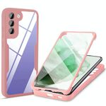 Per Samsung Galaxy S22 + 5G acrilico + TPU 360 gradi Custodia completa Cassa del telefono antiurto (rosa)