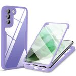 Per Samsung Galaxy S22 + 5G acrilico + TPU 360 gradi Custodia completa Cassa del telefono antiurto (viola)
