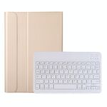 Custodia in pelle Bluetooth Bluetooth Ak16 Lambskin Texture per Lenovo Tab 6 5G 10.3 pollici (oro)