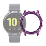 Per Samsung Galaxy Watch Active2 44mm PC Diamond Watch Case (viola)