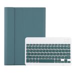 Custodia in pelle Bluetooth Ultra Sottile A08 Candy Color per Samsung Galaxy Tab A8 10.5 2021 SM-X200 / SM-X205 (verde scuro)