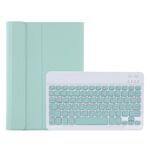 Custodia in pelle Bluetooth Ultra Sottile A08 Candy Color per Samsung Galaxy Tab A8 10.5 2021 SM-X200 / SM-X205 (verde chiaro)