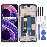 Schermo LCD TFT per OPPO Realme 8 5G Digitizer Assemblaggio completo con cornice (nero)