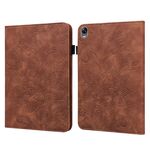 Custodia per tablet in pelle in pizzo con motivo a rilievo per pad OPPO (marrone)