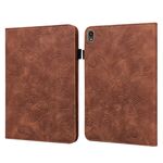 Custodia per tablet in pelle in pelle di rilievo in pizzo per Lenovo Tab P11 PLUS (Brown)