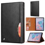 Per Samsung Galaxy Tab S8 + X800 impastare la custodia in pelle flip in pelle flip (nero)