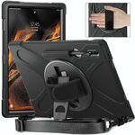 Per Samsung Galaxy Tab S8 Ultra X900 Silicone + custodia protettiva per tablet PC (nero)
