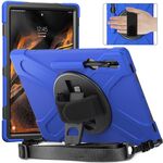 Per Samsung Galaxy Tab S8 Ultra X900 Silicone + custodia protettiva per tablet PC (blu)