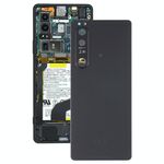 Cover posteriore batteria originale con obiettivo fotocamera per Sony Xperia 1 III (nero)