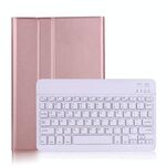 Custodia in pelle Bluetooth ultra-sottile A700 per Samsung Galaxy Tab S8 11 pollici SM-X700 / SM-X706 (oro rosa)