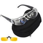 2 PCS Telescopio di pesca Telescopio regolabile Telescopio regolabile, Stile: Presbiopia + Clip giallo