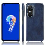 Per ASUS Zenfone 9 Custodia per cellulare con cover posteriore Litchi Texture (blu)