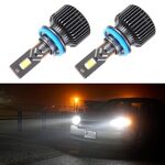 K11 1 coppia H11 12V / 85W / 6000K / 9000LM faro LED per auto (luce bianca)