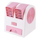 Mini silenzioso Dual-Port Fan di raffreddamento senza lagale (rosa)