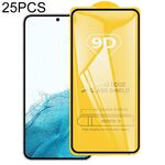 Per Samsung Galaxy S22 5G non supporta lo sblocco delle impronte digitali Pellicola in vetro temperato per schermo intero da 25 pezzi