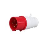 3 PZ Plug Industriale IP44 Connessione aeronautica impermeabile Plug, Stile: 4 Core 32A
