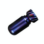 Portatile Pure Titanium Mini Magazzino impermeabile Magazzino Sigillato Scatola di pillola, Colore: Blu cotto