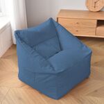 Mocassini Divano BagsKeletonless Cappotto, Imbottenti, Specifiche: Sedia Coperchio di stoffa (blu navy)