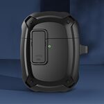 Custodia protettiva per auricolari con interruttore e gancio per boccioli di Google Pixel A (nero)