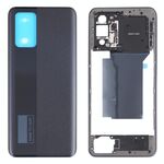 Per OPPO Realme GT Neo RMX3031 Cornice centrale della cornice + coperchio posteriore della batteria (nero)