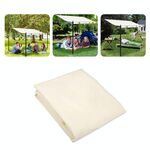 Copertura di ricambio per copertura del tetto della tenda 300D, Dimensioni: 2,6 x 2,5 m (beige)