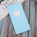 100 PCS A-330 Stereo Hollow Biglietto di auguri (Blue Love)
