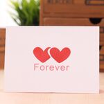 50 PCS A-035 Large Hollow Letters Biglietto di auguri per vacanze (per sempre)
