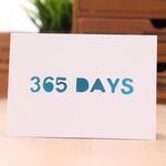 50 PCS A-035 Large Hollow Letters Biglietto di auguri per vacanze (365 giorni)
