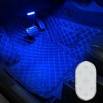 2 PZ Auto Illuminazione Lettura Lampada da lettura LED Touch Sensing Ambient Light, Stile :, Colore: Blu