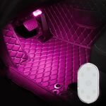 2 PCS Auto Illuminazione Lettura Lampada da lettura LED Touch Sensing Ambient Light, Stile :, Colore: rosa viola