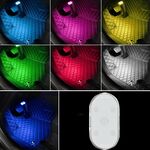 2 PZ Auto Illuminazione Lettura Lampada Led Touch Sensing Ambient Light, Stile :, Colore: colorato
