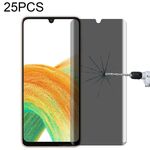 25 pezzi Copertura piena Film di vetro temperato antide-pazzo per Samsung Galaxy A33 5G