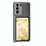Custodia per telefono trasparente antiurto per Samsung Galaxy S22+ 5G Card Bag