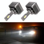 1 coppia D Serie D1s Ballalara ansiosa per auto D1s al faro LED DC12V / 35W / 6000K / 5000LM