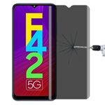 Film di vetro temperato antide-pazzo a copertura completa per Samsung Galaxy F42 5G