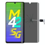 Film di vetro temperato antide-pazzo a copertura completa per Samsung Galaxy M42 5G