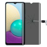 Film di vetro temperato antide-pazzo pieno per Samsung Galaxy A02