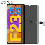 25 pezzi Film di vetro temperato antim-pazzo per Samsung Galaxy F23