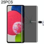 Pellicola in vetro temperato anti-sbirciatina a copertura totale da 25 pezzi per Samsung Galaxy A52s 5G / A23s