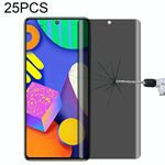 25 pezzi Film di vetro temperato antim-pazzo per Samsung Galaxy F62