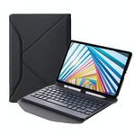 BM20 Diamond Texture Bluetooth Case in pelle tastiera Bluetooth con supporto posteriore triangolare per Lenovo M10 più 10,3 pollici TB-X606 / TB-X606F / TB-X606F (nero + nero)